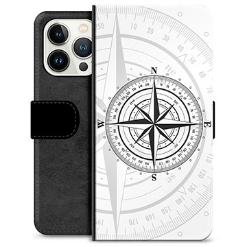 Etui Portfel Premium - iPhone 13 Pro - Kompas