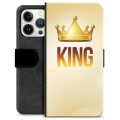 Etui Portfel Premium - iPhone 13 Pro - Król