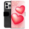 Etui Portfel Premium - iPhone 13 Pro - Miłość