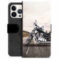 Etui Portfel Premium - iPhone 13 Pro - Motocykl