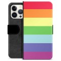 Etui Portfel Premium - iPhone 13 Pro - Pride