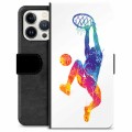 Etui Portfel Premium - iPhone 13 Pro - Slam Dunk