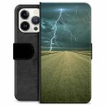 Etui Portfel Premium - iPhone 13 Pro - Burza