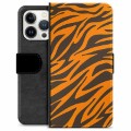 Etui Portfel Premium - iPhone 13 Pro - Tygrys