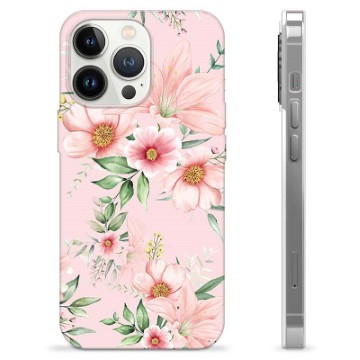 Etui TPU - iPhone 13 Pro - Kwiaty Akwarelowe