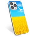 Etui TPU Ukraina - iPhone 13 Pro - Pole pszenicy