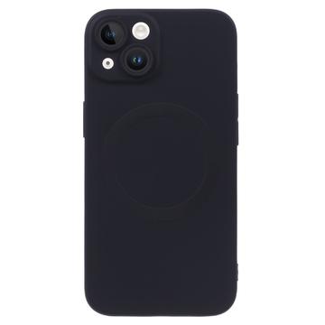 Pokrowiec silikonowy na iPhone\'a 13 z osłoną aparatu - kompatybilny z MagSafe - czarny
