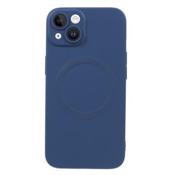 Pokrowiec silikonowy na iPhone\'a 13 z osłoną aparatu - kompatybilny z MagSafe - ciemnoniebieski