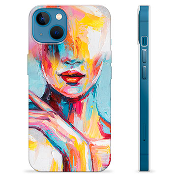 Etui TPU - iPhone 13 - Retrato Abstrato