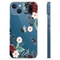 Etui TPU - iPhone 13 - Jesienne Kwiaty