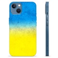 Etui TPU Flaga Ukrainy - iPhone 13 - Dwubarwne