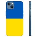 Etui TPU Flaga Ukrainy - iPhone 13 - Żółć i błękit