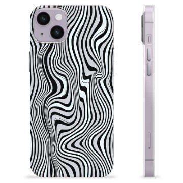 Etui TPU - iPhone 14 Plus - Hipnotyzująca Zebra