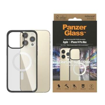 iPhone 14 Pro Max PanzerGlass ClearCase MagSafe Antibacterial Case - Black / Clear