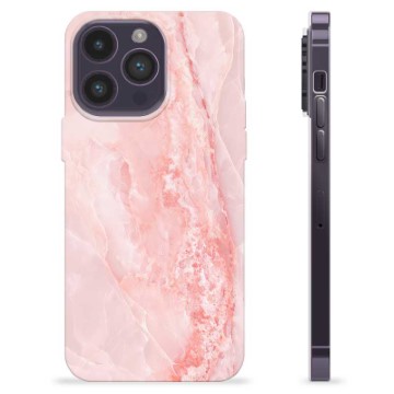 Etui TPU - iPhone 14 Pro Max - Różowy Marmur