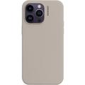 Etui silikonowe iPhone 14 Pro Nudient Base - beżowe