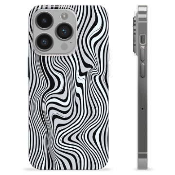 Etui TPU - iPhone 14 Pro - Hipnotyzująca Zebra