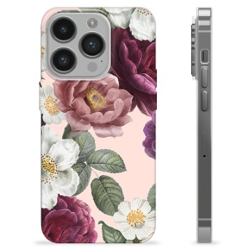 Etui TPU - iPhone 14 Pro - Romantyczne Kwiaty