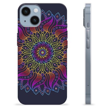 Etui TPU - iPhone 14 - Kolorowa Mandala