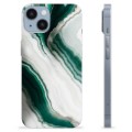 Etui TPU - iPhone 14 - Szmaragdowy Marmur