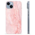 Etui TPU - iPhone 14 - Różowy Marmur
