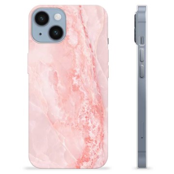 Etui TPU - iPhone 14 - Różowy Marmur