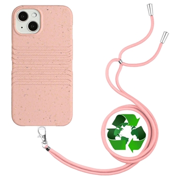 iPhone 14 Biodegradowalne Etui z Serii String z Paskiem
