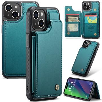 Etui Caseme C22 na karty RFID do iPhone 15 Plus - zielone
