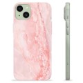 Etui TPU - iPhone 15 Plus - Różowy Marmur
