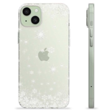 Etui TPU - iPhone 15 Plus - Płatki Śniegu