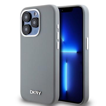 iPhone 15 Pro DKNY Liquid Silicone Metal Logo Case - kompatybilny z Magsafe