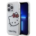 iPhone 15 Pro Hello Kitty IML Kitty Głowa Etui - Biały