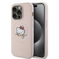 iPhone 15 Pro Hello Kitty Kitty Asleep MagSafe Etui - Różowy