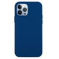 iPhone 15 Pro Etui z Ciekłego Silikonu - Błękit