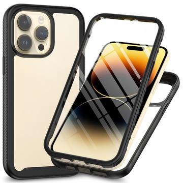 iPhone 15 Pro Max Etui z Serii 360 Protection - Czerń / Przezroczyste