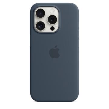 iPhone 15 Pro Max Apple Silikonowe Etui z MagSafe MT1P3ZM/A (Otwarte Opakowanie A) - Burzowy błękit