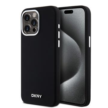 iPhone 15 Pro Max DKNY Liquid Silicone Metal Logo Case - kompatybilny z Magsafe