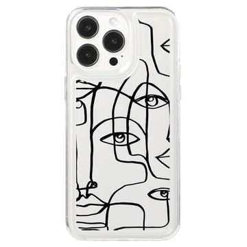 iPhone 15 Pro Max Fashion TPU Etui - Portret abstrakcyjny
