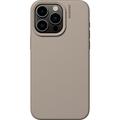 Silikonowe Etui iPhone 15 Pro Max Nudient Base - beżowe