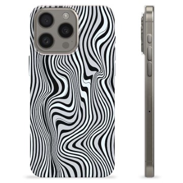 Etui TPU - iPhone 15 Pro Max - Hipnotyzująca Zebra