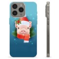 Etui TPU - iPhone 15 Pro Max - Świąteczna Świnka
