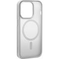 iPhone 15 Pro Etui Hybrid Puro Gradient - Kompatybilne z MagSafe - Srebrny