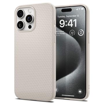 Etui z TPU Spigen Liquid Air do iPhone 15 Pro - Tytan Natural
