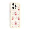 Stylowe, wstrząsoodporne etui TPU iPhone 15 Pro z podniesionymi krawędziami
