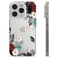 Etui TPU - iPhone 15 Pro - Jesienne Kwiaty