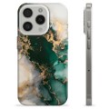 Etui TPU - iPhone 15 Pro - Jadeitowy Marmur