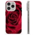 Etui TPU - iPhone 15 Pro - Róża