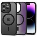 iPhone 15 Pro Etui Tech-Protect Magmat - Kompatybilne z MagSafe (Otwarte Opakowanie B) - Matowa Czerń