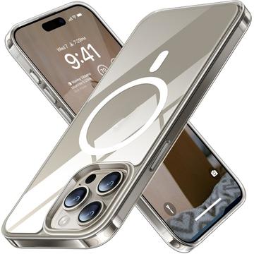 iPhone 15 Pro Torras X-Shock MagSafe Etui z TPU - przezroczysty