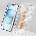 Zestaw ochronny iPhone 15 Rurihai 2 w 1 - przezroczysty